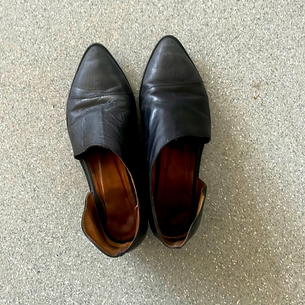 Free People Royale Flat Black Leather